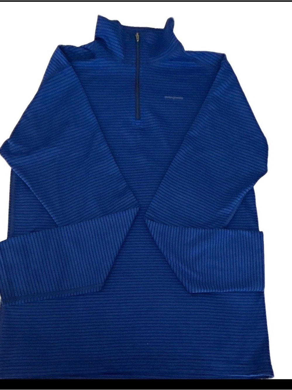 Patagonia  Royal Blue Half-Zip Ribbed Pullover